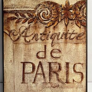 Antique Paris Wall Art